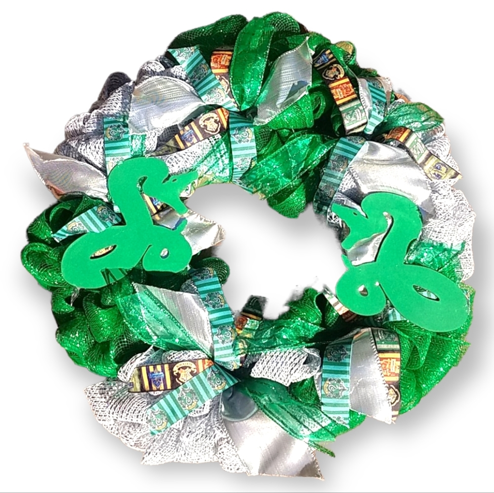 🐍HARRY POTTER SLYTHERIN HOUSE WREATH